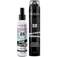 One United Benefit Treatment & Max Hold Hairspray 300ml Duo Clear