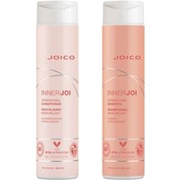 JOICO InnerJoi Strengthen Shampoo 300ml & InnerJoi Strengthen Conditioner 300ml Duo in Clear