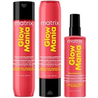 Matrix Glow Mania Shampoo Conditioner Leave-in in Clear