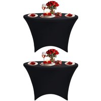5ft Round Patio Tablecloth Elastic Spandex Table Cover Pack 2