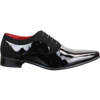 Shiny Or Suede Leather Laced Shoes