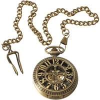 Automatic Mechanical Blinders Pocket Watch Metallic
