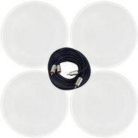 Loops Active Bluetooth 4x Ceiling Speaker Kit 50W Wireless HiFi Audio Streaming System