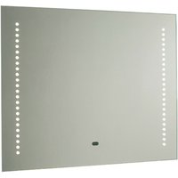 Loops IP44 LED Bathroom Mirror 50cm x 60cm Vanity Light IR Switch & Dual Shaver Socket | Size: 50 cm x 60 cm