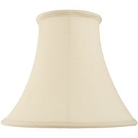 Loops 22" Round Bell Handmade Lamp Shade Cream Fabric Classic Table Light Bulb Cover