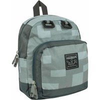 Minecraft Boy's Kids Mini Backpack (Grey) in Grey