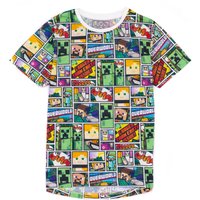 Overworld Creeper Character All Over Print Green T Shirt