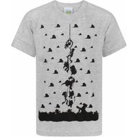 Disney Boy's Kids Short Sleeved T-Shirt (Grey) in Grey | Size: 7-8 Years
