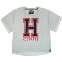 Harry Potter Women's Cropped Short Sleeved T-Shirt | Grey | Official Merch | Size: XL