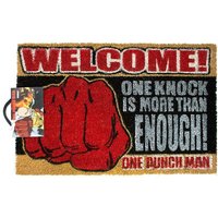 One Punch Man Coir Door Mat | Red | Official Merch