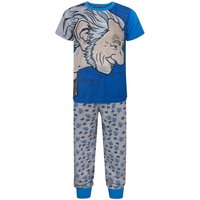 Disney Boy's Kids Short Sleeve Long Leg Pyjama Set (Blue) in Blue | Size: 9-10 Years