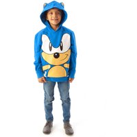 Sonic the Hedgehog Boy's Kids Hoodie (Blue) in Blue | Size: 6-7 Years