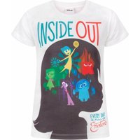 Disney Girl's Toddler Short Sleeved T-Shirt (White) in White | Size: 5-6 Years