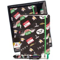 Friends Women's Composition Notebook & Pen | Black | Official Merch