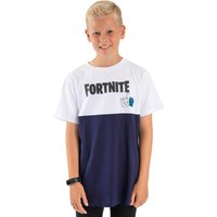 Fortnite Boy's Kids Short Sleeved T-Shirt (White) in White | Size: 13-14 Years