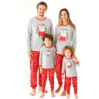 Peppa Pig Boy's Toddler Long Sleeve Long Leg Pyjama Set (Red) in Red | Size: 12-18 m