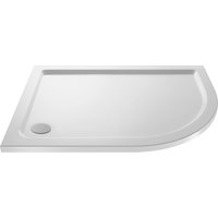 Balterley Premium Shower Tray - Right Hand Offset Quadrant - 900mm x 760mm - White