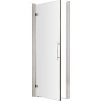 Balterley Sonic 900mm Hinged Shower Door & 8mm Glass, Easyfit - Chrome in Silver