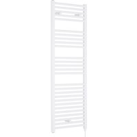 Balterley Electric Vertical Round Towel Rail & 27 Rails, 1375x480mm, Gloss White