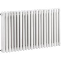 Balterley Triple Column Traditional Radiator 600 x 999mm - High Gloss White
