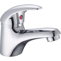 Willow Single Lever Mono Basin Mixer Tap & Push Button Waste Chrome