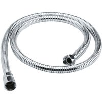 2m Shower Hose Flex Chrome