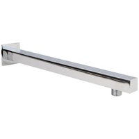 Square Wall Mount Shower Arm 360mm Chrome