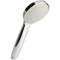 Contemporary Round Easy Clean Single Function Shower Handset Chrome