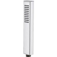 Contemporary Rectangular Easy Clean Shower Handset Chrome