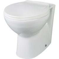 Balterley Bathroom Back to Wall Toilet Pan, 410mm x 355mm, White