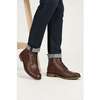 Tintern Leather Lace Up Boots Chocolate