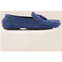 Jackson Suede Leather Driving Moccasin Tassel Loafers