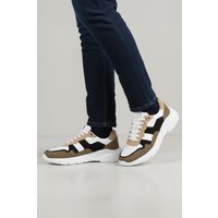 Silver Street London Men's Finchley Premium Suede Leather Trainers in White | Size: 11