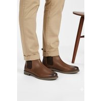Silver Street London Men's Mount Premium Leather Chelsea Boots in Brown | Size: 10