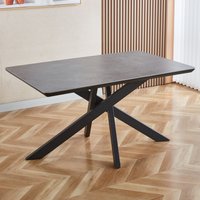 Artemis Home Farnese 140cm x 90cm Stone Dining Table in Grey | Size: 140 cm x 90 cm
