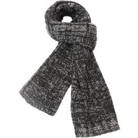 CityComfort Men's Cable Knitted Two Wool Scarf Soft Cosy Winter Accessory in Grey