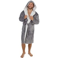 Hooded Fluffy Dressing Gown