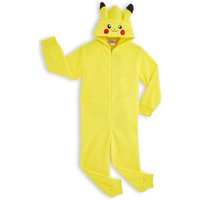 Pokemon Onesie Pikachu One Piece Sleepsuit Comfy Nightwear Loungewear in Yellow | Size: 9-10 Years