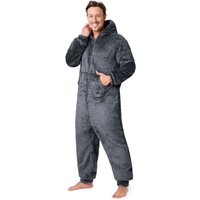 CityComfort Men's Onesie in Grey | Size: XL