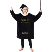 Harry Potter Oversize Poncho Wizard In Training in Black