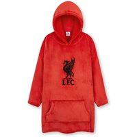 Liverpool FC Men's Oversized Hooded Poncho in Red