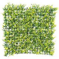 Light Buxus Artificial Garden Patio Hedge Panel 50cm x 50cm cm x 50 cm