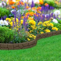 Border Stone Garden Edging Earth Pack