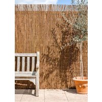 Primrose Premium Willow Fencing Outdoor Garden Screening Roll L3m x H1.8m in Brown
