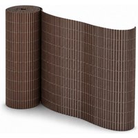 PVC Outdoor Garden Fencing Screen 1m x 4m Dark