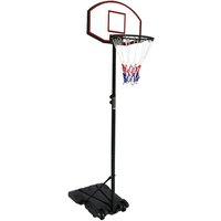 Oypla Kids Adjustable Portable Basketball Net in Black