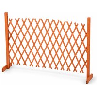 Arched Expanding Freestanding Wooden Trellis Fence Screen