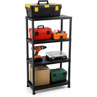 4 Tier Plastic Heavy Duty Shelving Racking Unit
