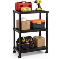 3 Tier Plastic Heavy Duty Shelving Racking Unit