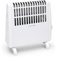 Oypla Frost-Watcher Electric Greenhouse Convector Heater Free Standing Or Wall Mounted in White